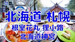 [日本散策][EP.33] 直衝北海道的札幌品嘗超美味壽司! | 根室花丸迴轉壽司/JR塔展望台/狸小路商店街/北海道神宮 | 2023年4月最新(Japan Hokkaido EP.1)