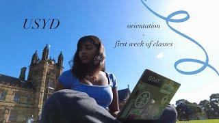 orientation & first week of classes at USYD!!|| vlog