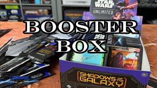 Star Wars Unlimited - Booster Box Unboxing - Shadows of the Galaxy - First Box!