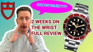 2 weeks on the wrist - Tudor Black Bay 41 -red/burgundy full review -and info on the discontinuation