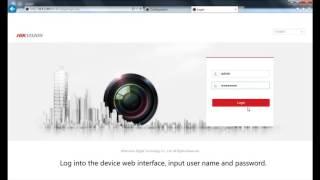 How to upgrade a Hikvision IP Camera, NVR or DVR using the web interface