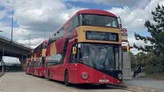 FRV. Go Ahead London Route EL2. Becontree Heath - Dagenham Dock. New Routemaster LT915 (LTZ 2115)