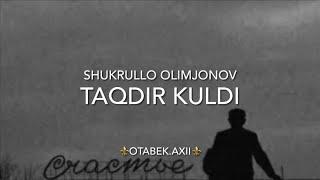 Shukrullo Olimjonov - Taqdir Kuldi Ustimdan Ona. Ma’noli qo’shiq, eshitib dilingiz orom oladi.