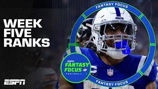 Week 5 Rankings + Re-Draft | Fantasy Focus 