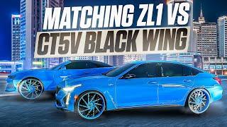 BATTLE OF THE SUPERCHARGED LT4 MY RAPID BLUE BLACKWING VS MY RAPID BLUE ZL1