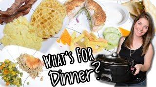 WHAT'S FOR DINNER | EASY WEEKNIGHT MEAL IDEAS | WORKING MOM DINNER IDEAS | EASY DINNER IDEAS *NEW*