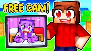 Using FREECAM to CHEAT Hide and Seek in Minecraft...