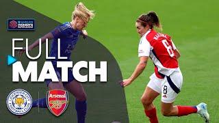 Full Match: Leicester City v Arsenal | Barclays WSL 2024-25