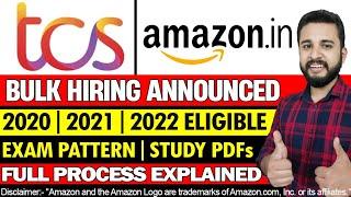 TCS MEGA HIRING 2022 ANNOUNCED | TCS HIRING FRESHERS | SYLLABUS | EXAM PATTERN | FREE MATERIALS