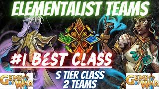 Gems of War 2023 Elementalist Class Event Teams | Best Class Top of Tier List #1 | 2 Teams Hi/Low