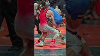 Renzo Morgan of Deerfield returns Seth Digby of Lake Forest to the mat