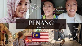 I'm leaving my husband...to visit Malaysia! | Penang | Visiting a Mosque | Street Art | Travel Vlog