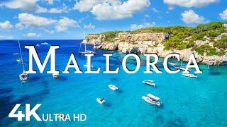 FLYING OVER MALLORCA (4K UHD) - Soothing Music Along With Beautiful Nature Video - 4K Video ULTRA HD