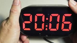 PLUMEET LED ALARM CLOCK