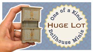 Half Scale Dollhouse Miniature Haul ● handmade Artisan minis you've never seen before