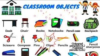 classroom things name | school things name | classroom objects name | kids tube kt