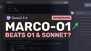 Marco-O1 : This New OPENSOURCE Model BEATS O1 & SONNET? (with FREE API)