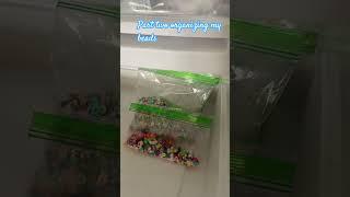 All done#BillieEilish #HappierThanEver#Bracelet #Organizing#Loom#Prepy #EatThat#ClayBeads#Slay