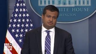 WATCH: White House deputy press secretary Raj Shah holds news briefing