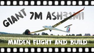 Giant 7m ASH31 1:3 Maiden Flight and Build | Pascal Richter