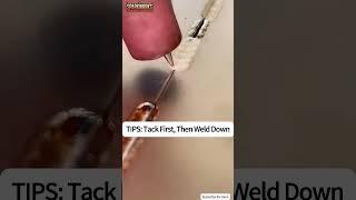 TIG Welding Tips: Track First, Then Weld Down for Best Results!#tigwelding #welder