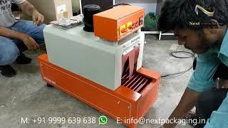 Mini heat shrink tunnel machine 8 x 8  | Shrink wrapping machine