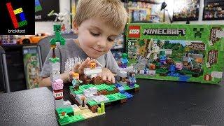 LEGO Minecraft Launcher & Fun With the Iron Golem