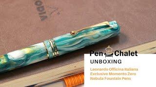 An Exclusive Release! Leonardo Exclusive Momento Zero Nebula Fountain Pen