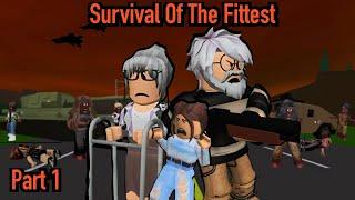 "Survival of the Fittest”~Part 1~Roblox BrookHaven Zombie Series~VPJ