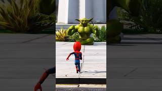 GTA-V Hulk baba saved Ironman life #shorts #gta5 #ironman #hulk #shortsfeed