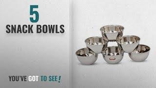 Top 10 Snack Bowls [2018]: Shubham Steel Bowl 6 Pcs Set 9Cm Small - M Vatti S10