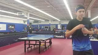 Daniel Stepanyuk vs Sarah Jalli , SDTTA , August tournament, group match for the u2500 , FULL MATCH