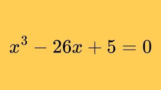 Solving A Nice Cubic