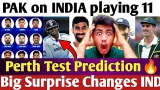 PAKon INDIA Playing 11 in Perth Test | Big Changes Shubman Gill Injury Update INDIA to Take Revenge