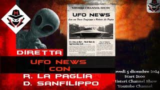 UFO NEWS : LIVE CON R. LA PAGLIA & D. SANFILIPPO