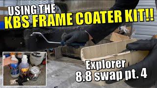 Using the KBS Klean Blast Seal Frame Coater Kit - Dodge Dakota 8.8 Rear End Swap Part 4