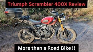 Triumph Scrambler 400x Review WHY YOU SHOULDN'T use this superb bike for just a road bike