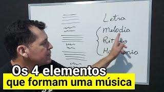 Os 4 elementos que formam uma música.