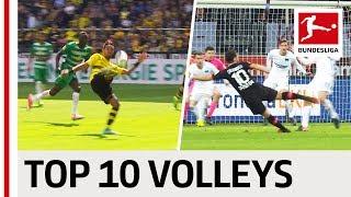 Top 10 Volley Goals 2016/17 Season - Thunderbolts and Acrobatics with Gnabry, Aubameyang & More