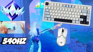 Aula F75 ASMR Unreal Ranked  Satisfying Keyboard Fortnite 540 FPS Smooth 4K