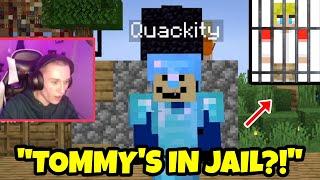 Quackity FINDS out Tommy is in Prison... (Lore - Dream SMP)