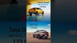 citroen basalt vs tata Curvv which one will you choose? #motorgurl #tatacurvv #curvv #basalt #citroe