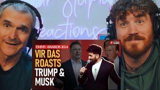 Emmy Awards 2024:Vir Das  OPENING EMMY MONOLOGUE Pokes Fun at Donald Trump & Elon Musk REACTION!!