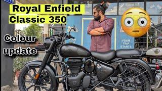 2024 New Royal Enfield Classic 350 Dark Review  || New Colors || @shubhbikers