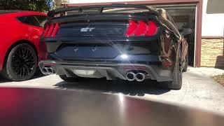 2019 MUSTANG GT LOUD COLD START X PIPE MUFFLER DELETE