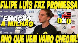 FILIPE LUÍS FAZ GRANDE PROMESSA NA COLETIVA E EMOCIONA GERAL! PÓS-JOGO: FLAMENGO 0-0 FORTALEZA!