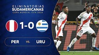 PERÚ vs. URUGUAY [1-0] | RESUMEN | ELIMINATORIAS SUDAMERICANAS | FECHA 9