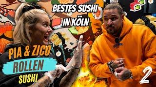 PIA TILLMANN & ZICO IM WETTSTREIT MIT KÖSTLICHEN ROLLEN & TIEFGRÜNDIGEN GESPRÄCHEN! (EatSu Köln) #2