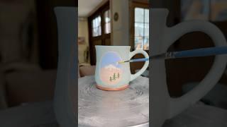 Forever inspired by my surroundings #pottery #ceramics #mountain #crestedbutte #western #nature #mug
