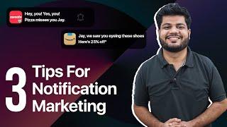 3 Tips to Improve Your Push Notification Marketing Strategy